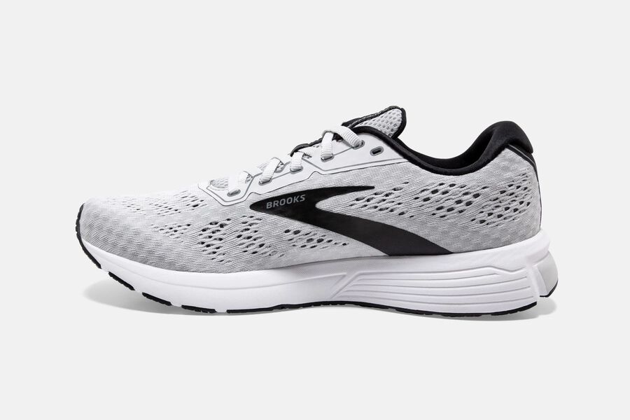 Brooks Anthem 3 Road Running Shoes Mens - White/Black - EVDBA-5396